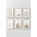 Πίνακας με κορνίζα 6 τεμάχια Beach 33x48εκ ed17615 - Image 3