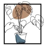 Deco διακοσμητικό τοίχου μεταλλικό 49x1 2x53εκ ed17639