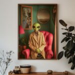 Πίνακας MDF με κορνίζα Alien 35x47x3 5εκ ed17662