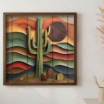 Πίνακας MDF με κορνίζα Eagle 50x50x3 5εκ ed17691 - Image 2