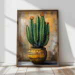 Πίνακας Cactus MDF με κορνίζα  50 x 70 εκ ed17693 - Image 2