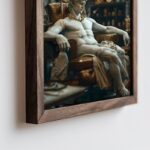 Πίνακας MDF με κορνίζα Statue 50x70x3 5εκ ed17694 - Image 5