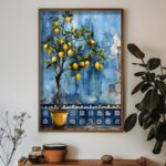 Πίνακας MDF με κορνίζα Lemon 50x70x3 5εκ ed17699