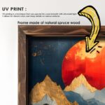 Πίνακας MDF με κορνίζα 2 τεμάχια  35 x 47 x 3,5 εκ ed17700 - Image 2