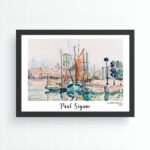 Πίνακας με κορνίζα Signac 35x45εκ ed17724