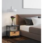 Κομοδίνο Masa 45x50x41cm μελαμίνη ed1772