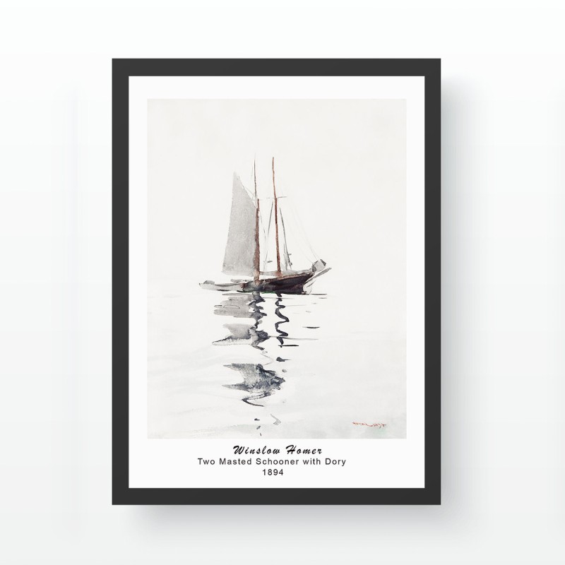 17733_0-800x800 Πίνακας με κορνίζα Ship 35x45εκ ed17733 - Image 1