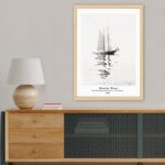 Πίνακας με κορνίζα Ship 55x75εκ ed17757 - Image 3