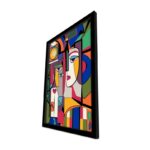 Πίνακας Abstract MDF με κορνίζα 38 x 53 εκ  ed17788