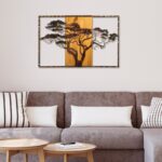 Deco διακοσμητικό τοίχου ξύλινο 90x3x58εκ ed17795 - Image 4