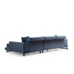 Γωνιακός καναπές Frido Right Navy Blue 190x308cm ed1779 - Image 3