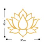 Deco διακοσμητικό τοίχου μεταλλικό 50x1 5x43εκ ed17864 - Image 2