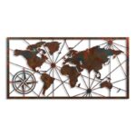 Deco διακοσμητικό τοίχου μεταλλικό 120x1 5x60εκ ed17902