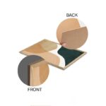 Πίνακας Abstract Brown MDF με κορνίζα 33 x 48 εκ  ed17913 - Image 2