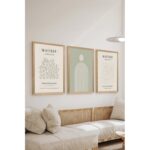 Πίνακας MDF με κορνίζα 3 Τεμάχια 33 x 48 εκ ed17914 - Image 4