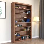 Βιβλιοθήκη Paina καφέ πεύκο 130x30x220εκ ed1794 - Image 4