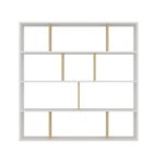 Βιβλιοθήκη Hodbi άσπρο δρυς μελαμίνη 145 2x25x145εκ ed1798 - Image 3