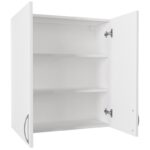 Ντουλάπα Benito άσπρο μελαμίνη 70x27 1x80εκ ed1875 - Image 3