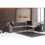 Γωνιακός καναπές Lego 300x190cm γκρι ed1901