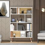 Βιβλιοθήκη Harby άσπρο μελαμίνη 90x25x138 6εκ ed1941