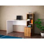 Γραφείο Tania λευκό 120x60x107cm μελαμίνη ed1997 - Image 5