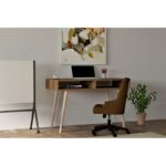 Γραφείο Verbano χρώμα καρυδί μελαμίνη 120x60x74 8 ed2102