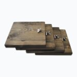 Διακοσμητικά ξύλινα αξεσουάρ τοίχου 14x14cm ed2174 - Image 3