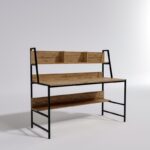 Γραφείο Symphony oak μέταλλο μελαμίνη 140x60x122cm ed2195 - Image 5