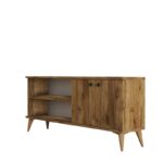 Έπιπλο τηλεόρασης Ever καρυδί 138x29 5x60cm ed2221 - Image 3