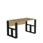 Γραφείo Varese 120x60x73 8cm oak μαύρο ed2246 - Image 3