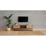 Έπιπλο tv Lupo καρυδί 180x40x50cm μελαμίνη ed248