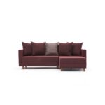 Γωνιακός καναπές Adam right κεραμιδί 215x150x80cm ed2566 - Image 5