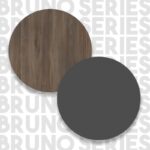 Βιβλιοθήκη Cor κάφε ανθρακί μελαμίνη μεταλλικά πόδια 79 6x25 5x160εκ ed2579 - Image 4