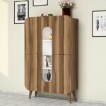 Ντουλάπι Mine καρυδί άσπρο μελαμίνη 93x31 8x144εκ ed2584 - Image 4