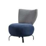 Πολυθρόνα Lola μπλε χρώμα 74x64x84cm ed2606 - Image 5