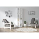 Βιβλιοθήκη Tomi άσπρο μελαμίνη 44 4x19 6x150εκ ed2647