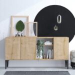 Μπουφέ Albedino oak μελαμίνης 120x40x80cm ed2679