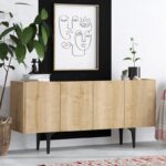 Μπουφέ Vega 150x40x75cm μελαμίνη ed2691