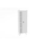 Ντουλάπι μπάνιου Ligım άσπρο μελαμίνη 50x31 8x140εκ ed2704 - Image 3