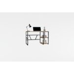 Γραφείο Casta Sapphire Oak χρώμα μελαμίνη 120x60x74cm ed2717 - Image 4