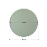 Καθρέφτης Rotondo mdf 60x60cm ed2805 - Image 2
