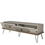 Έπιπλο τηλεόρασης Ena κρεμ 145x40x45cm ed2840 - Image 3