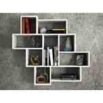 Ραφιέρα Parola άσπρο μελαμίνη 115 5x15x103 5εκ ed290