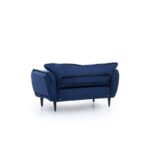 Καναπές κρεβάτι διθέσιος Calvino Navy Blue 50x120x38cm ed2934 - Image 4