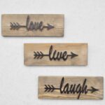 Διακοσμητικά ξύλινα αξεσουάρ τοίχου 40x14cm ed3049 - Image 5