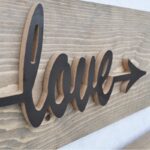 Διακοσμητικά ξύλινα αξεσουάρ τοίχου 40x14cm ed3049 - Image 3