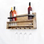 Ράφι Tubo μέταλλο ξύλο 60x28x11cm ed3065 - Image 3