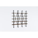 Βιβλιοθήκη Beyler καρυδί μελαμίνη 160x26x160εκ ed306 - Image 3