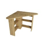 Γραφείο Corner Sapphire Oak χρώμα μελαμίνη 80x80x73 8cm ed3139 - Image 3