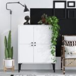 Ντουλάπι Canopo λευκό χρώμα 90x35x115cm ed3205